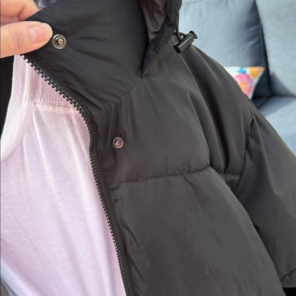 A New Day Women's Black Puffer Jacket mid length size M. Black. Water resistant - Picture 6 of 6